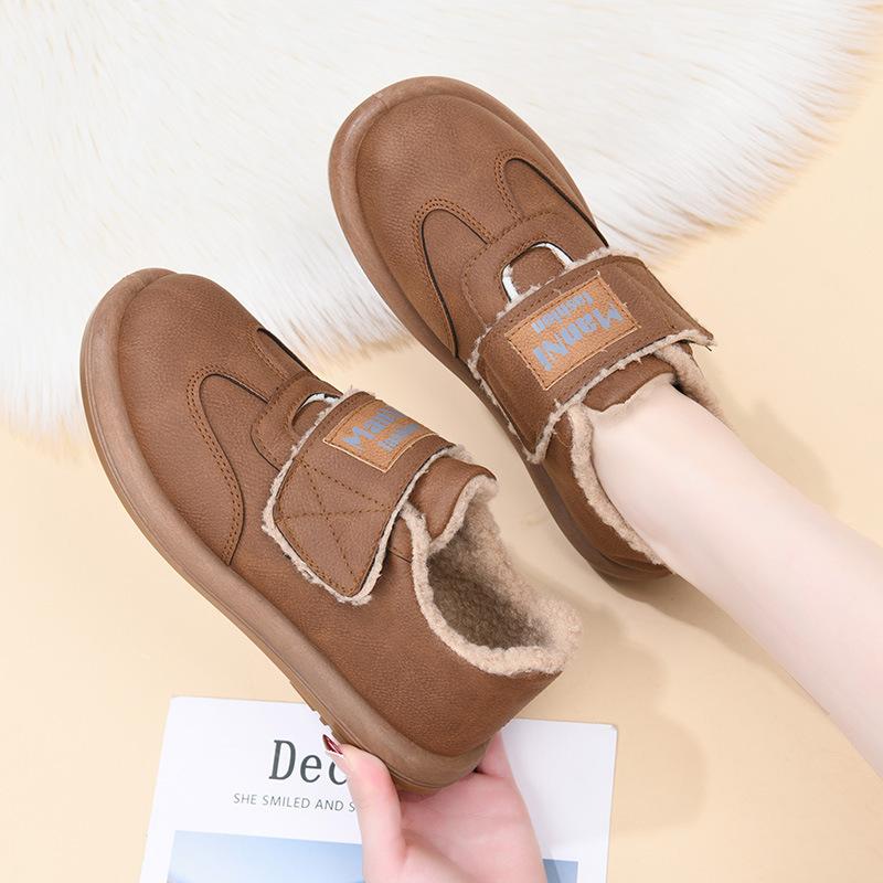 2025 winter new women's cotton shoes piled thickened snow boots women's thick-soled high-top warm short boots casual women's boots