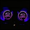 Car Colorful Glowing Water Cup Pad Emblem Accessory For Subaru STI Outback Forester Impreza XV Legacy WRX BRZ Tribeca ge3