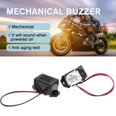 1 Stück Mechanischer Summer Piepton-Adapter 12V 85dB Mini Elektronische Tonsummer Konstante Alarmausgabe C1y0