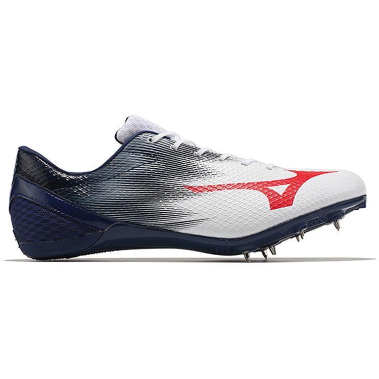 Mizuno Geo Versus Fx Athletic Synthetic Leather Non-Slip Durable Breathable Low-Top Running Shoes Unisex Sneaker White Blue Red U1GA201518