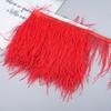 Diy Handmade Accessories Colorful Ostrich Feather Cloth Edge Decorative Accessories Clothing Accessories Wedding Skirt