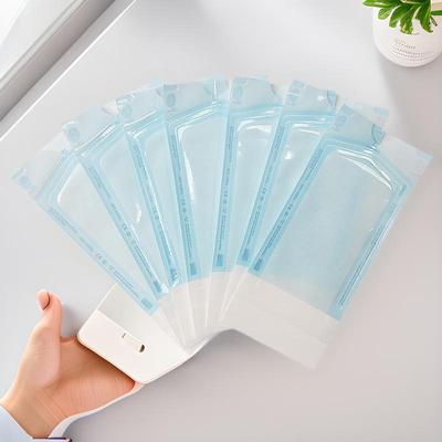 Self-Adhesive Sterilization Indicator Pouch 57x130mm - Dental Self-Sealing Paper-Plastic Bag