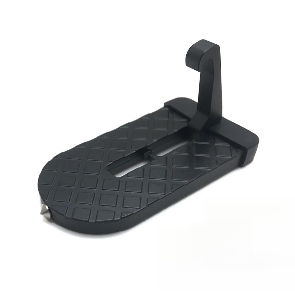 Foldable Car Roof Rack Step Car Door Foot Pedal Aluminum Alloy Latch Hook Safety Hammer Universal Car Accessory