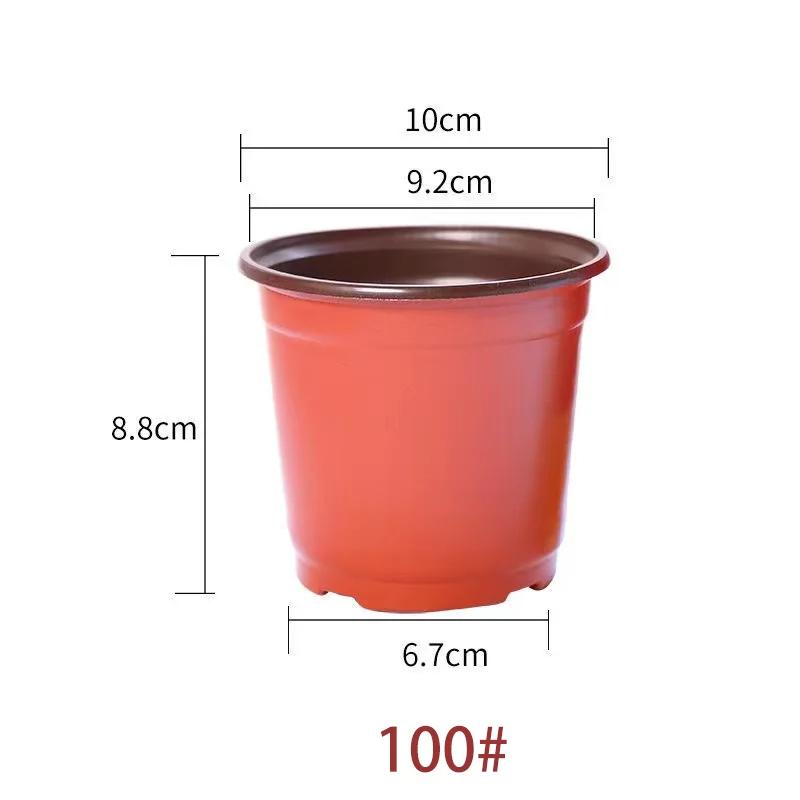 Plastic Plant POTS, Seedling Flower Plant Containers and Seed Starter POTS with Plant Labels
