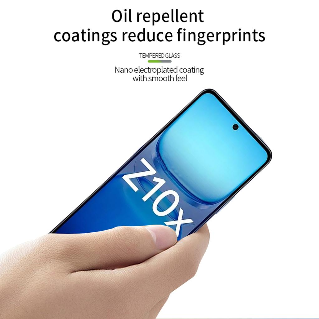 For vivo iQOO Z10x 5G Tempered Glass Film PINWUYO JK Series-2 9H Full Screen Protector