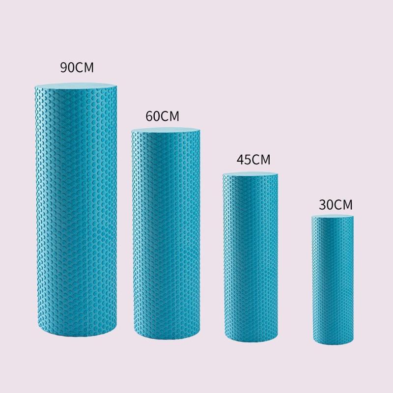 Feste EVA-Schaumstoffrolle mit Massagenoppen zur Muskelentspannung, Yoga-Gleichgewichtstraining, Tiefengewebsmassage-Stick
