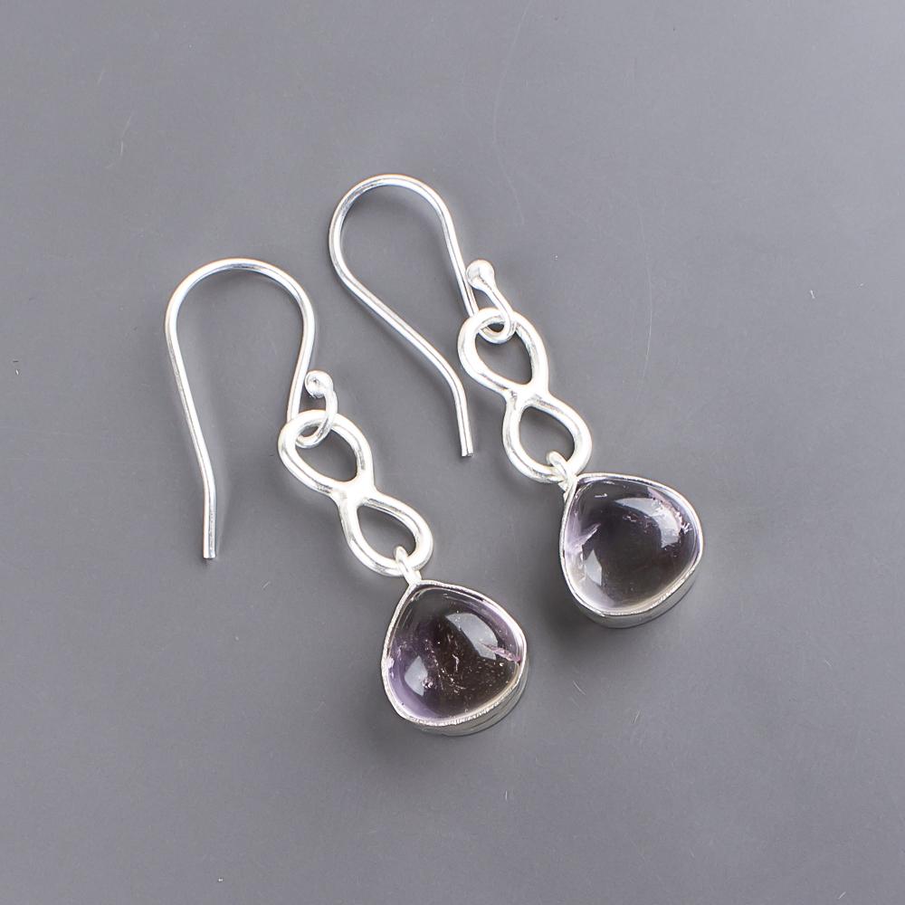 Ametrine Gemstone 925 Sterling Silver Handmade Bohemian Earrings 1.60" Anniversary Gift For Wife EE-15-20