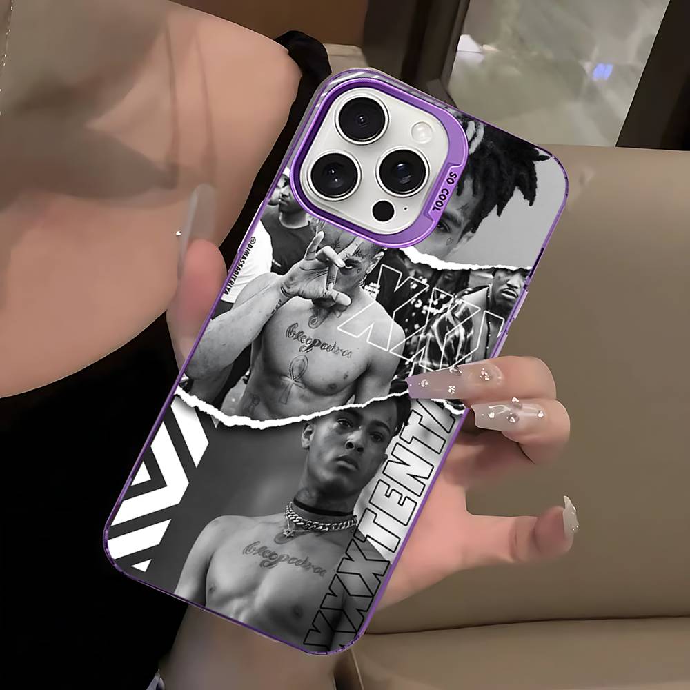 Rapper X-XXXTentacionS Phone Case For IPhone 16 15 14 13 12 11 17 Pro MAX Plus Pro Matte Shockproof Cover