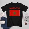 More Design Morocco Flag Moroccan Unisex Tshirt Tees Tshirt Oneck T Shirts Unisex Boys Clothing 100 Cotton