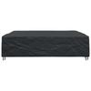 Solid Black Furniture Cover 300 x 300 x 70 cm 210D