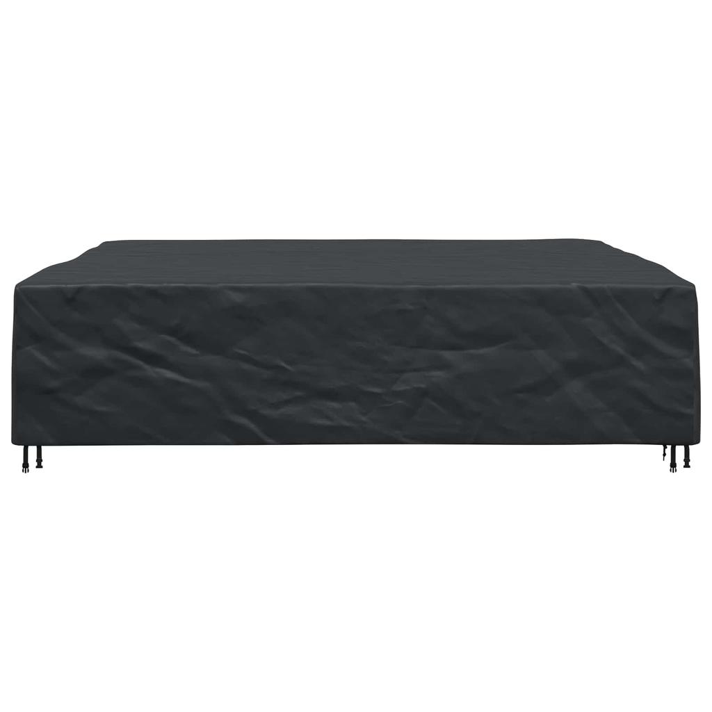 Solid Black Furniture Cover 300 x 300 x 70 cm 210D