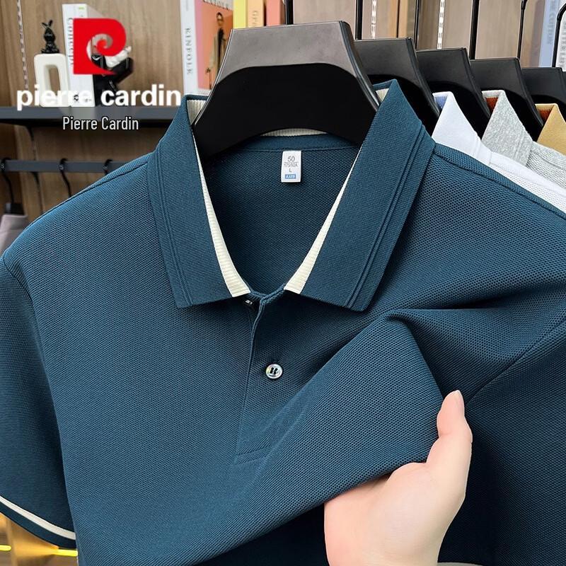 Pierre Cardin Men s Summer Pure Cotton Polo Shirt 4XL