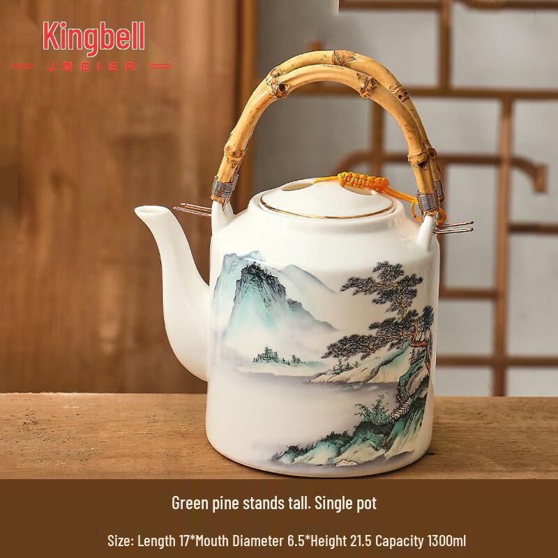 High-End Ceramic Teapot & Tea Cup Set