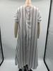 2025 Temperament Short Sleeve Bow Pocket Maxi Dress