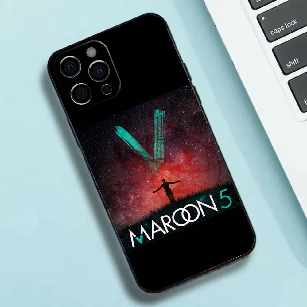 

Band Maroon5 Phone Case Silicone Soft For IPhone 17 16 15 14 13 12 11 X XR Plus Pro Max Plus iPhone17