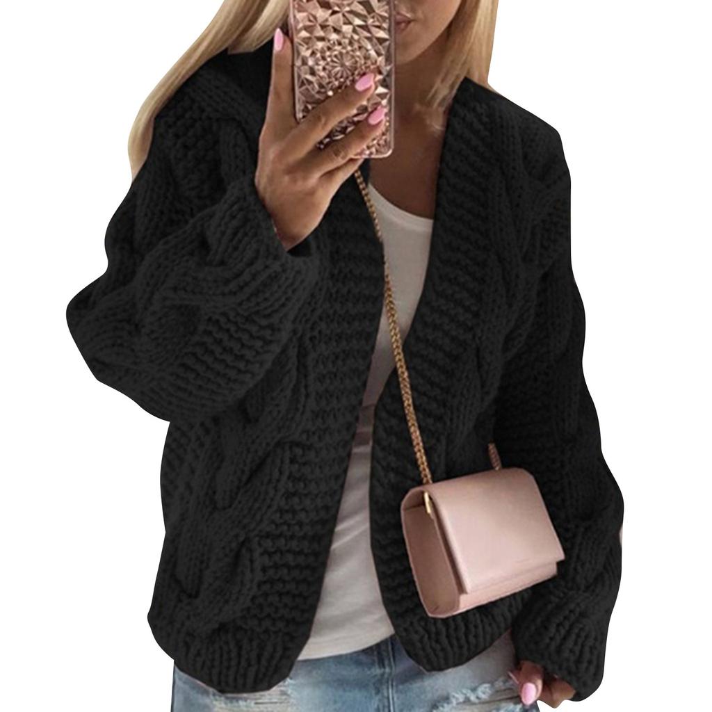 Women's Fashion Casual  Knit Cardigan Sweater