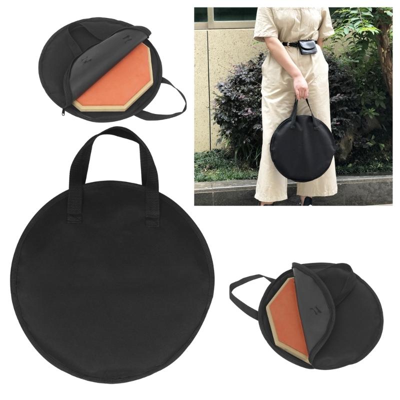 Oxfords Cloth Dumb Drum Bag with Zippers Replacement Snare Drum Case Carrying Bag