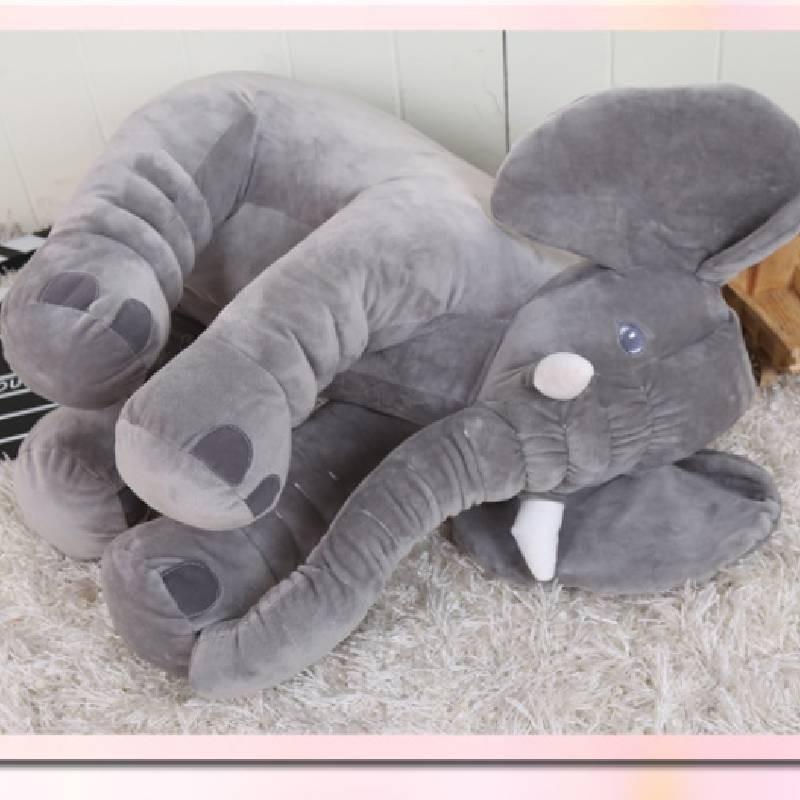 Adorabile Elefante Peluche Giocattolo Morbido Cotone PP Animale di Peluche Bellissimo Regalo