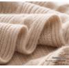 Women's 100% Pure Cashmere Solid Color Knit Scarf - New Fashion Warm Neck Protection