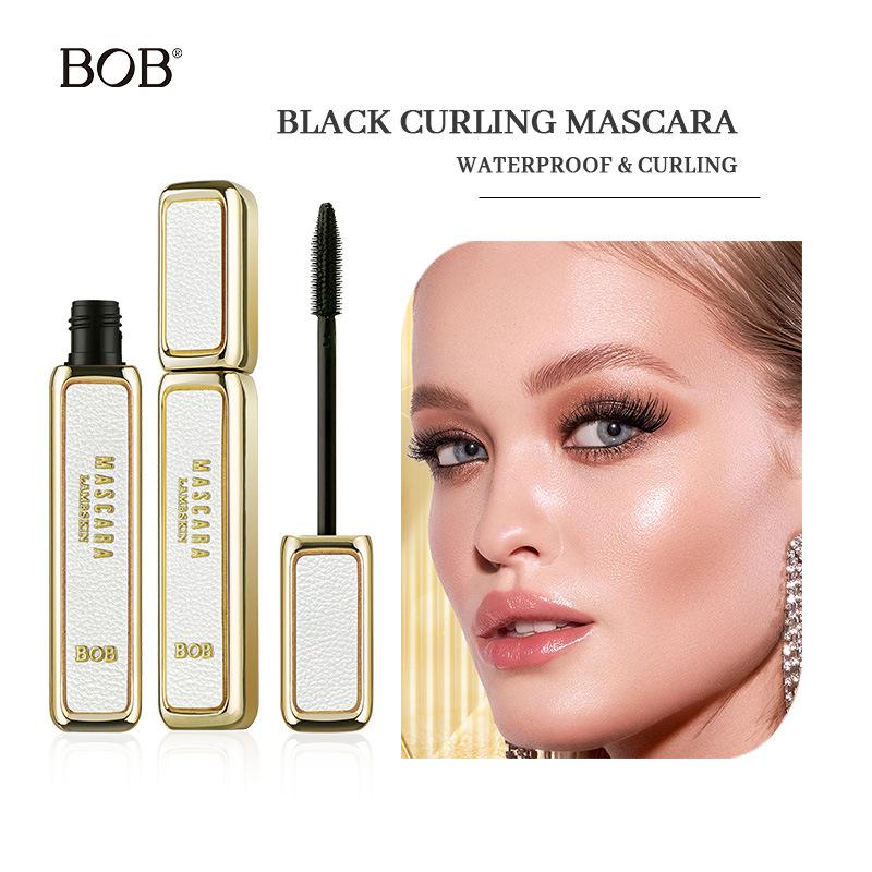 BOB Lammfell vergoldetes Mascara wasserdicht wischfest schlank dicht geschwungener Wimpernprimer