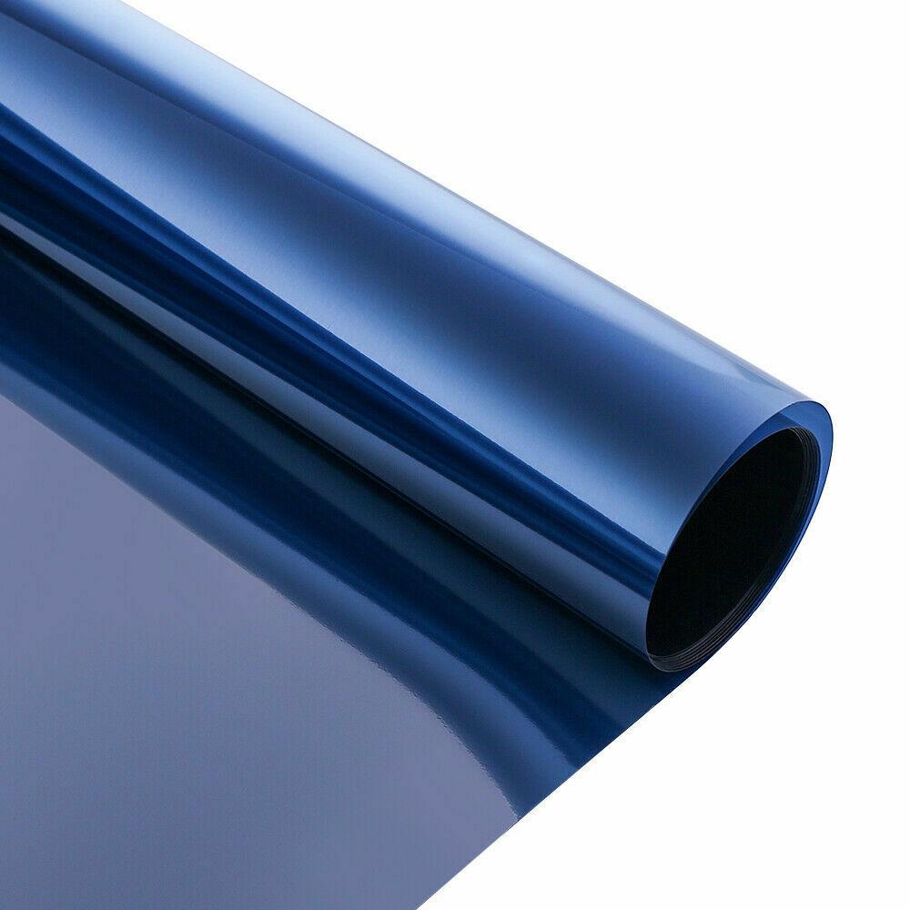 

Теплоизоляционная пленка для окон с односторонним стеклом, виниловая светоотражающая тонировка окон, анти-УФ-фильтр, солнечная стеклянная фольга для дома 40x200 cm