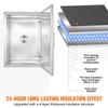 28"x20"x17" Drop In Ice Chest Ice Cooler Ice Bin Stainless Steel w/Cover