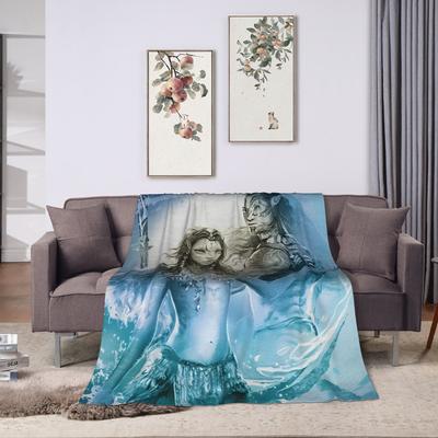 Movie Avatar The Way of Water Blanket  Decorative Flannel Throw Blanket For Couch Bed Warm Soft Customized Quality Bedspread