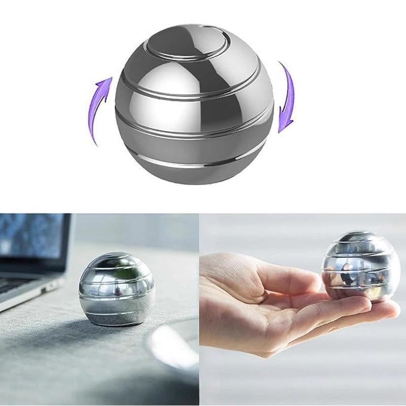 Dynamic Desktop Spinning Toy Stress Relief Desktop Toy Ball Anti Anxiety Desktop Gadget Sensory Fidget Toy For Adults Men