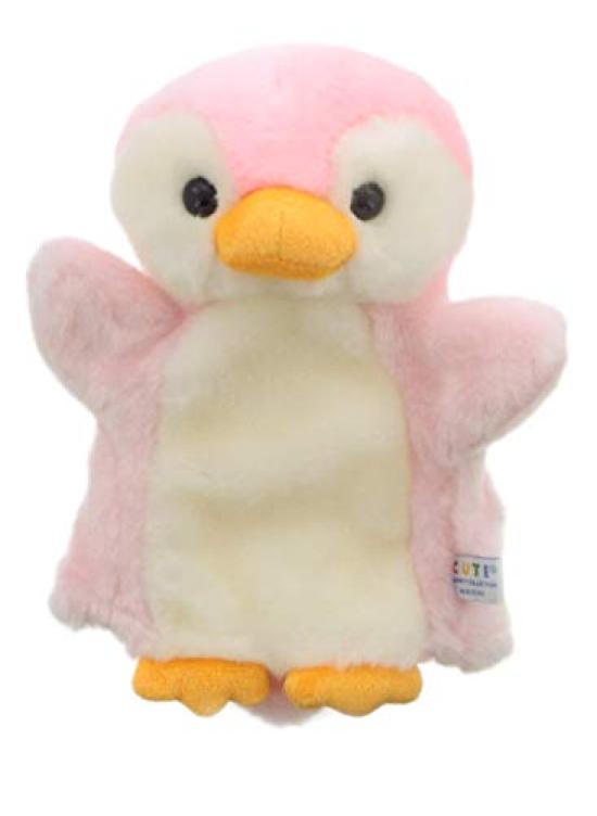 

PUPPET COLLECTION MARINE Baby Penguin Hand Puppet, Pink
