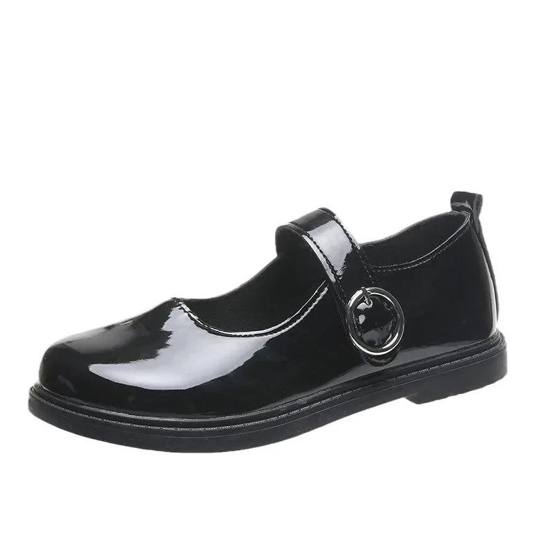 New Style Lolita Outfit Big Head Round Head Soft Girl JK Little Leather Shoes Women's Japanese Cute Student Mary Jane Doll Shoes