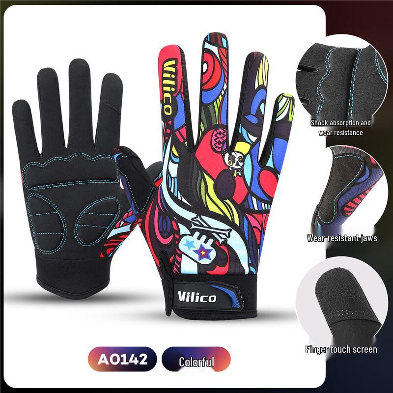 Lishi Outdoor Full Finger Cycling & Motorcycle Gloves M-XL
