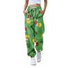Women's Fashion Christmas Loose Drawstring Waist Solid Color Casual Sports Pants