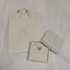 Used SWAROVSKI Swarovski Swan Necklace Pink Gold Swan