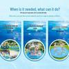 PVC Letter Dolphin Sprinkler Pad for Kids & Pets - Outdoor Water Play Mat
