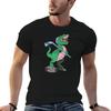 Ice Hockey Dinosaur TShirt Graphic T Shirts for Man T Shirts Cotton 100 TShirt