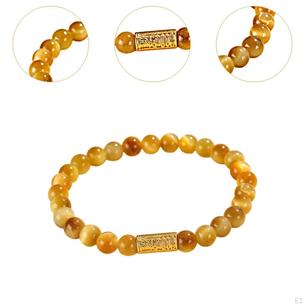 Beads Bracelet Wristband Elastic Fashion Friendship Stylish Bangle Beaded for Wife Husband