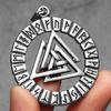Retro Viking Runes Odin Men Necklaces Stainless Steel Pendant Chain Women Punk Fashion Jewelry New In Accessories Gift