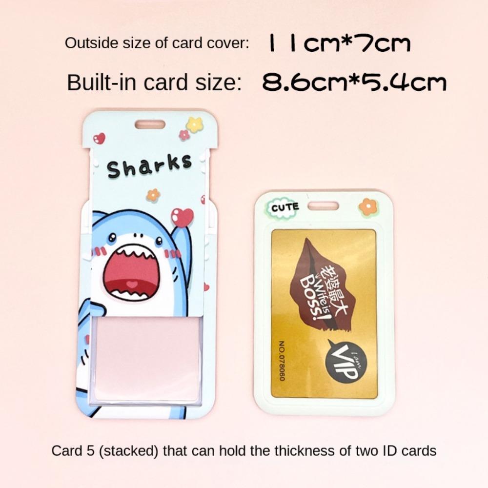Roztomilý obal na karty dlouhé lanko ochranný obal držáky na ID karty pouzdro na karty studenti