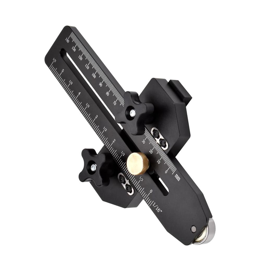 Thin Rip Jig Table Band Saw Router Table Fast Ripping Guide with Roller Limiter Woodworking Tool for 3 8 X 3 4in T Slot