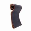Steering Wheel Cover Elephant Skin Grain Leather   Sewing with Needles Thread Car Interior Accessory