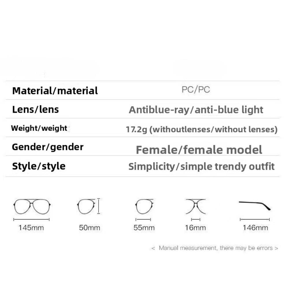 New Fashionable Large-frame Night Vision Myopia Glasses for Women Stylish Cat Eye Anti Blue Light Near Sight Eyeglasses Diopter