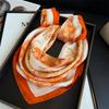 Ethnic Style Cashew Nut Simulation Silk Printing Women's Silk Scarf Square Scarf High-end Shawl Sunscreen Neck Scarf Headscarf Scarf