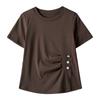 Summer Women's Hundred Slim Short Sleeve T-Shirt