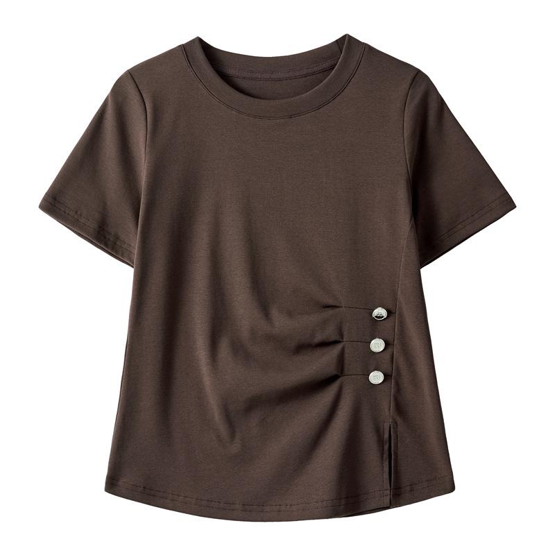 Summer Women's Hundred Slim Short Sleeve T-Shirt