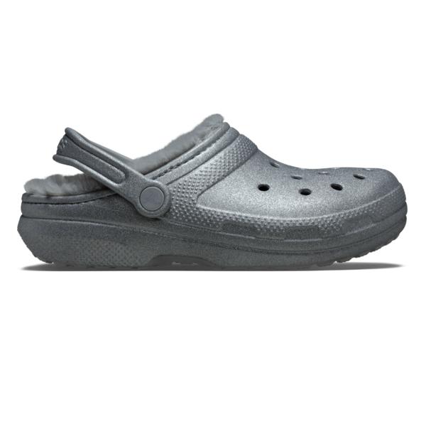 Crocs Classic Fuzz Lined Glitter Clog 211928 040