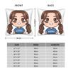 XO Kitty Chibi Poster Pillow Cover  Design Cushion Cover Novelty Pillow Case For Living Room Sofa