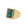 European and American Rings, Gemstones Vacuum Electroplating Multi-color Domineering Men's and Women's Exaggerated Rings