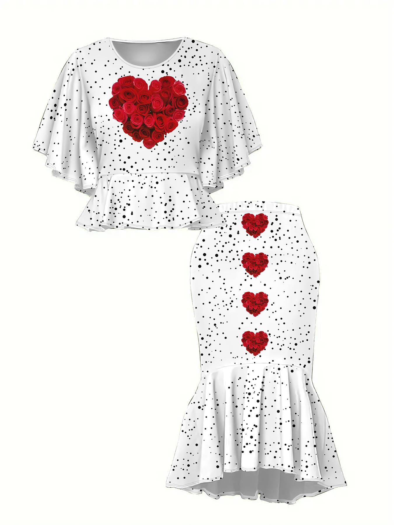 

Классический тотемный женский принт, напечатанный на 3D-принтере, Модный большого размера, Элегантный, Универсальный для всех сезонов. Футболка, Юбка и Комплект, Модный Стиль 1XL белый