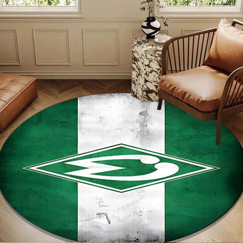 Werder Bremen football Round mat Home Decor, Chair rug For livingroom,Bedroom, doormat home decor Birthday Gift Christmas Gifts