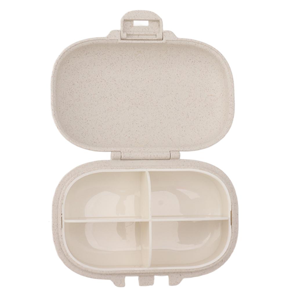 Medicine Organizer Portable Dividing Medicine Planner Box Snap Design Daily Medicine Holder